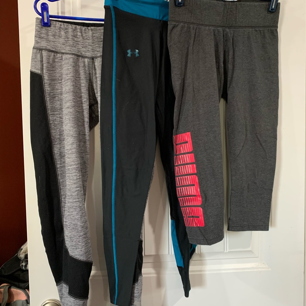 3pair of work out legging Sz Small